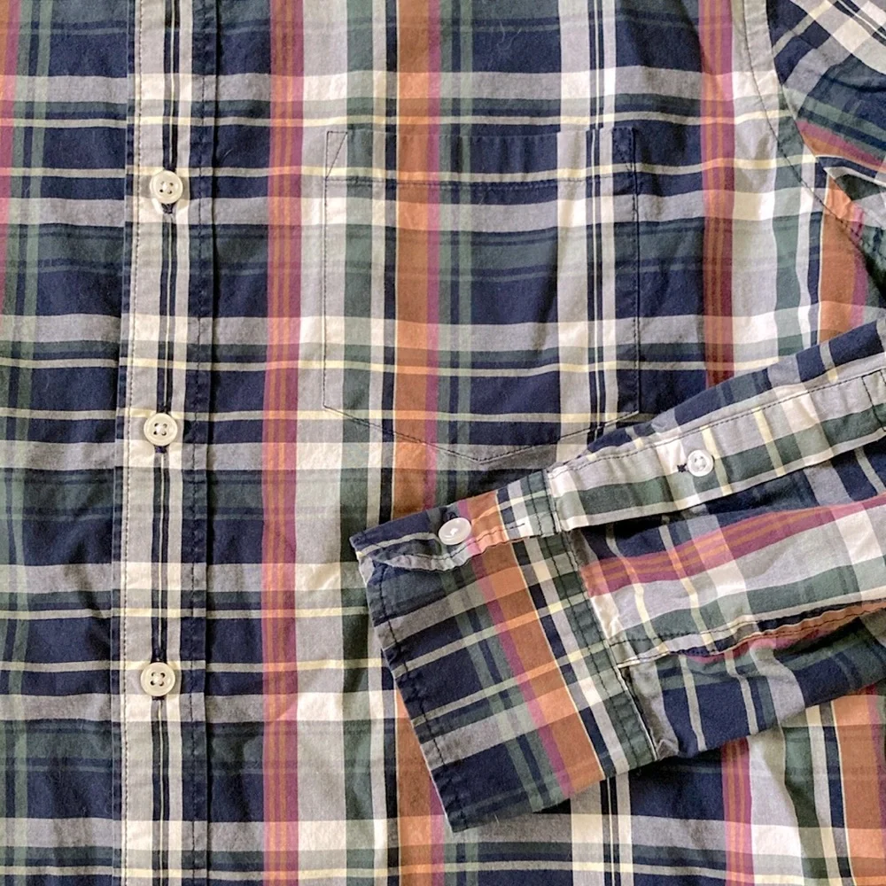 J.Crew Slim Untucked Plaid shirt